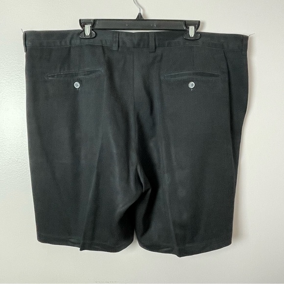 Tommy Bahama Dress Shorts Silk Pleated Front 4 Pockets Black Size 44 - Picture 4 of 7